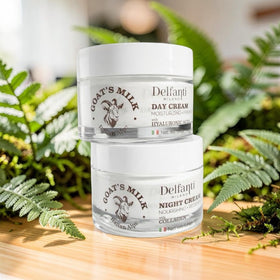 Delfanti-Milano night cream open jar texture for nourishing comfort