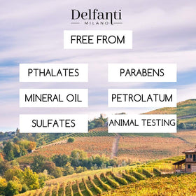 Delfanti-Milano on bathroom shelf for morning and evening routine