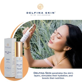 Delfina Skin being applied to cracked heel illustrating intense hydration benefit