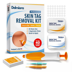 DELMIORA kit front packaging shown neatly arranged and travel-ready