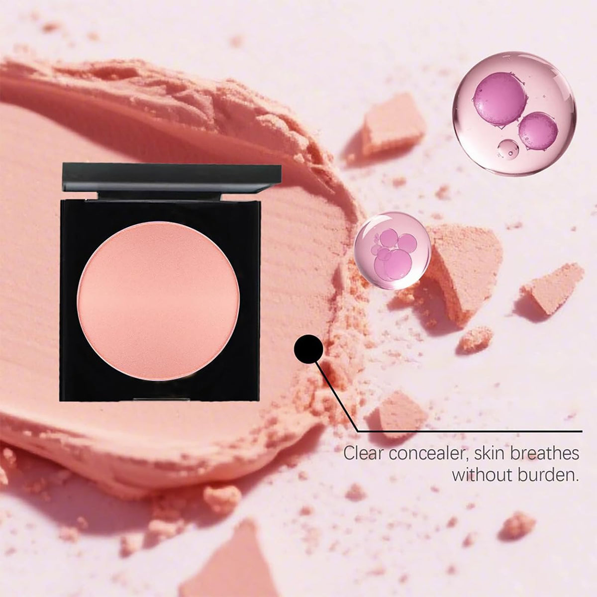 DELRRYJ creamy texture close-up showing blendable formula and moisturizing finish