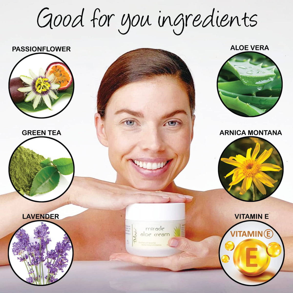 DELÚVIA cream applied to hand demonstrating quick absorption benefit