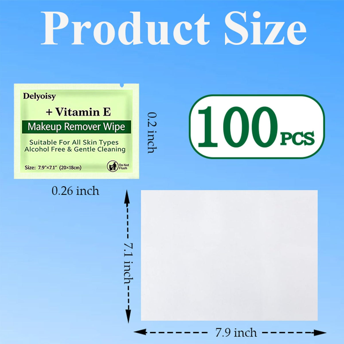 Delyoisy wipe texture closeup showing gentle soft fibers benefit