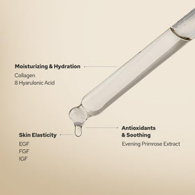 De:maf bottle size comparison beside common object showing the 1.86 fl oz scale benefit
