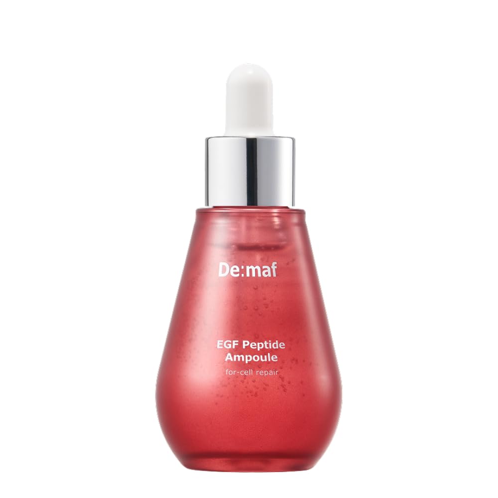 De:maf front packaging showcasing ampoule bottle and label for clear identification and trust