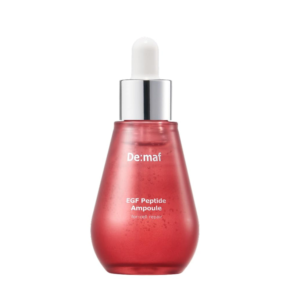 De:maf front packaging showcasing ampoule bottle and label for clear identification and trust