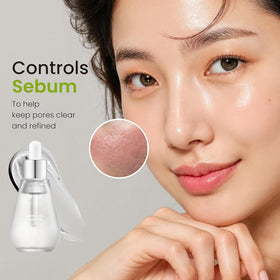 De:maf ampoule on bathroom shelf in lifestyle setting promoting daily routine ease