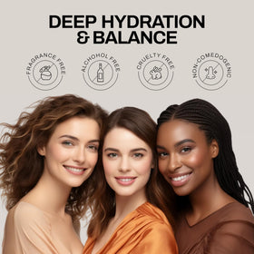 De:maf ingredients shot with macadamia and jojoba highlighting natural hydration benefit