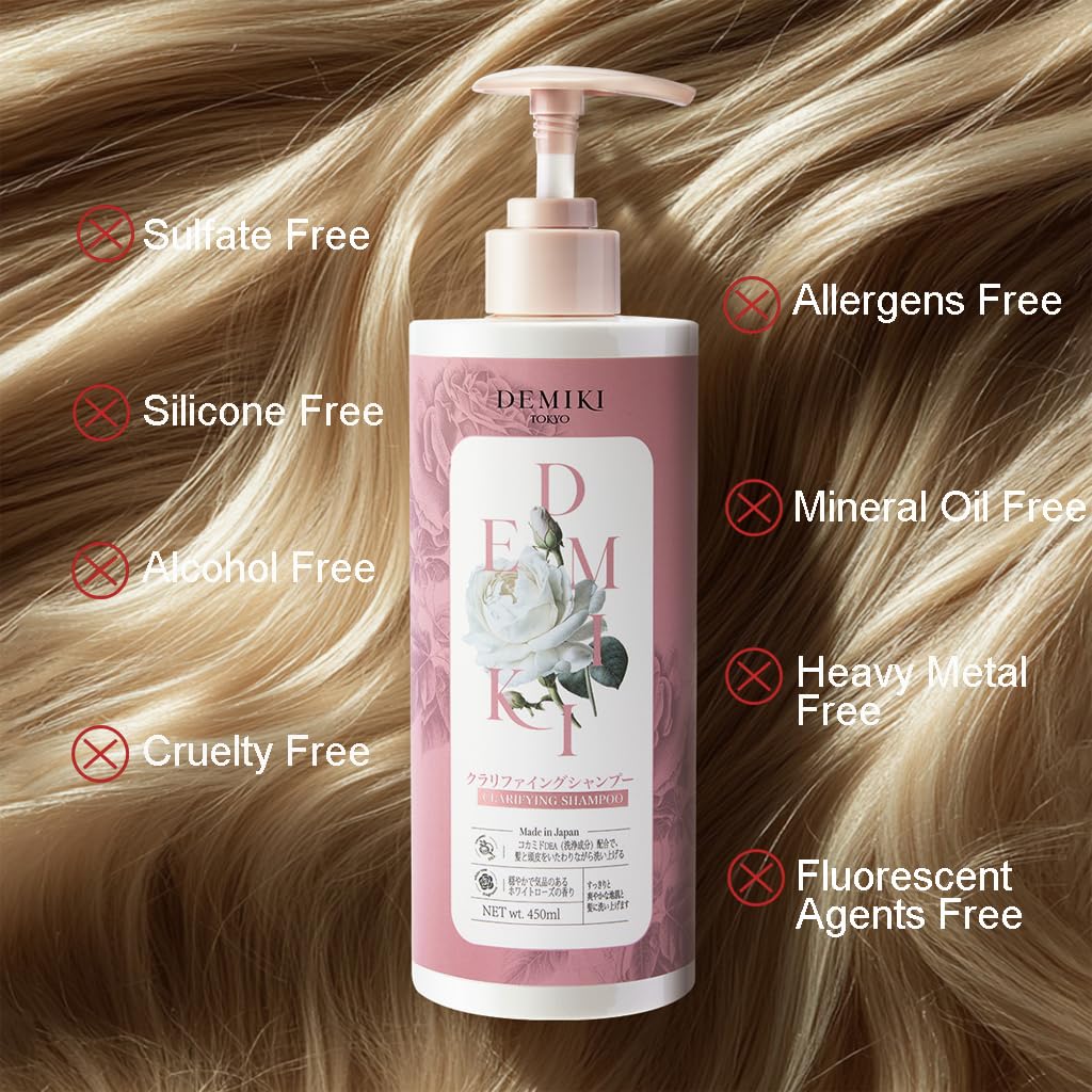DEMIKI rose extract ingredient visual emphasizing natural scent benefit