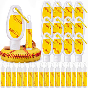 Demissle front packaging showing 24-piece softball sunscreen and lip balm set for teams