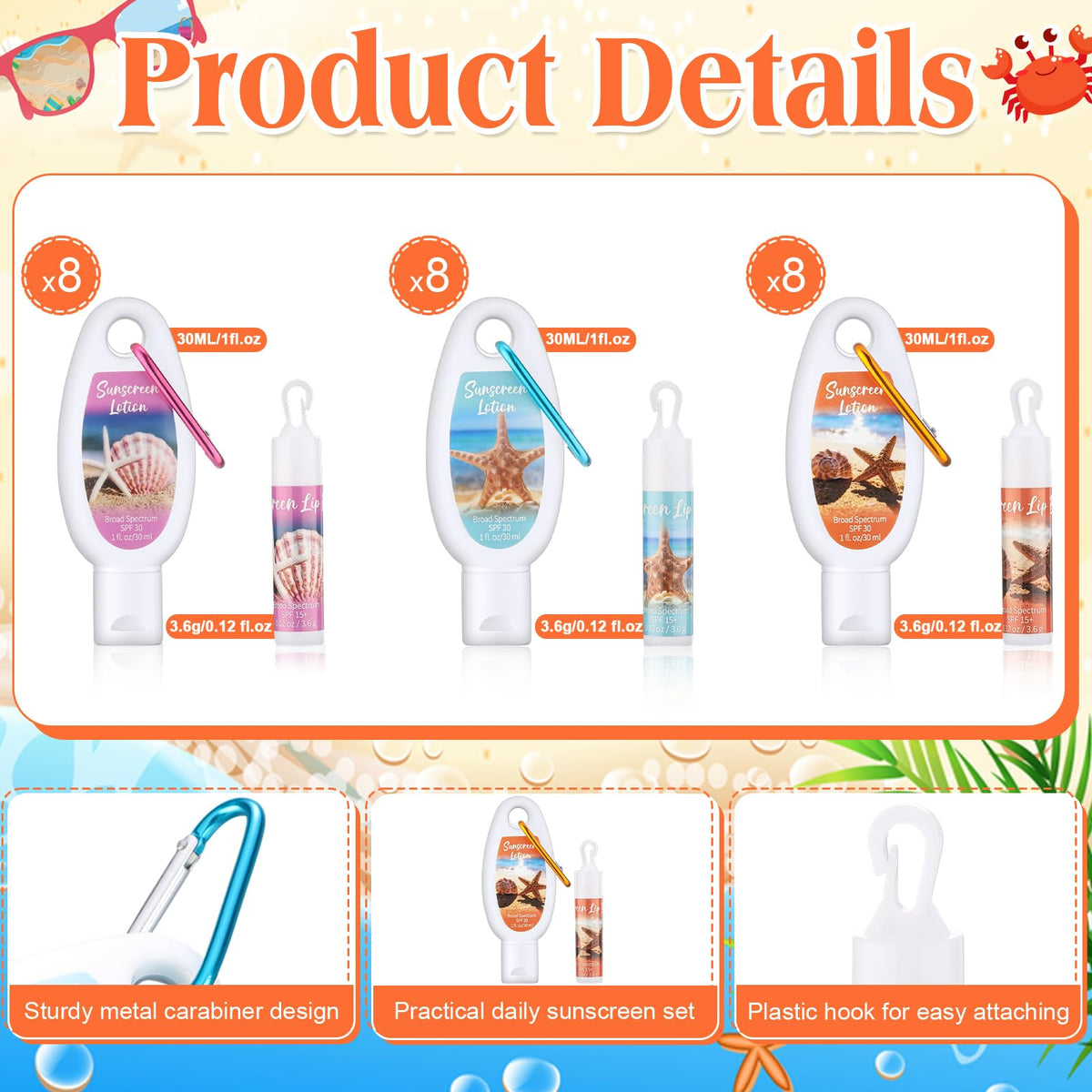 Demissle lip balm hook detail highlighting quick-access convenience