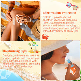 Demissle sunscreen texture swatch showing lightweight, non-greasy finish