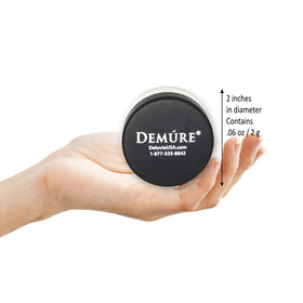 DEMÚRE lip mix with clear gloss showcasing multiuse capability to create custom lip shades