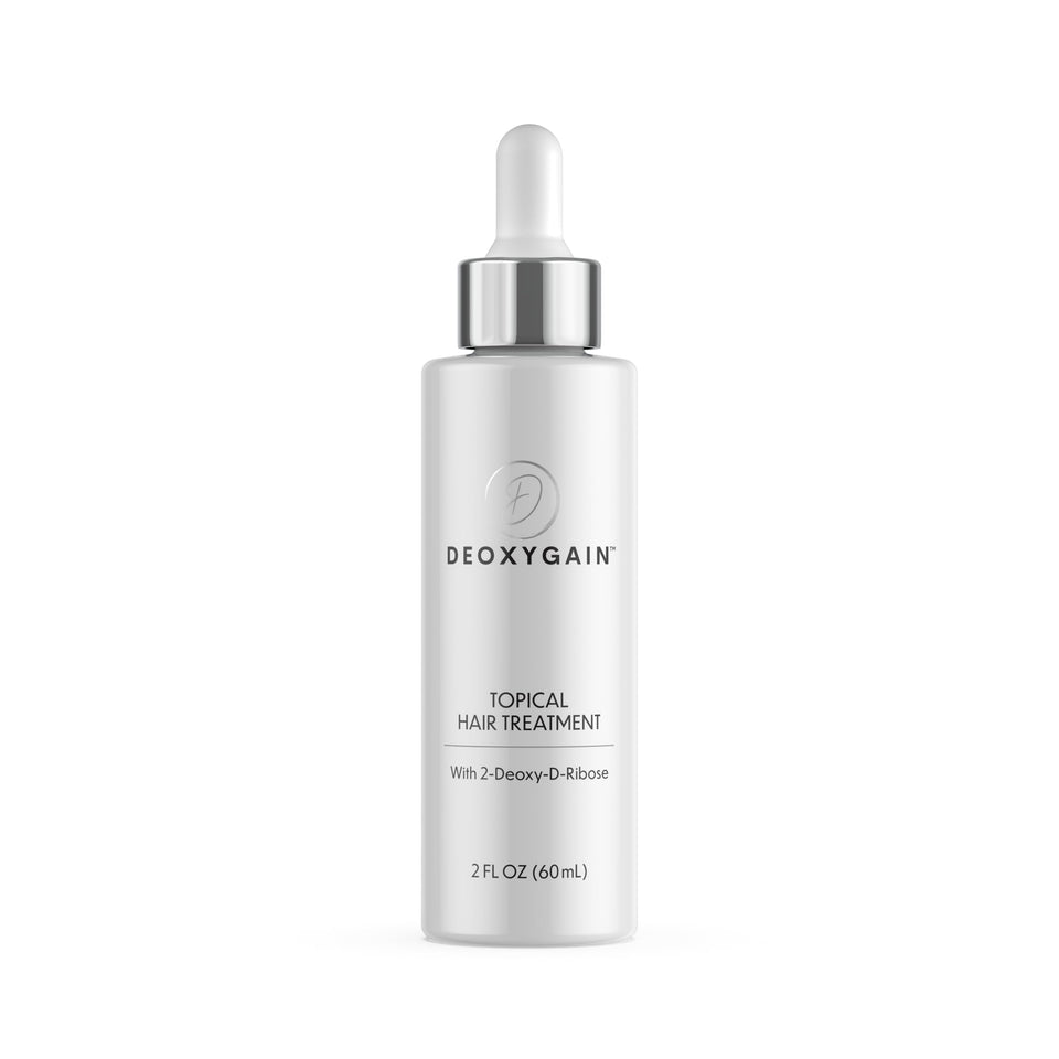 Deoxygain front packaging showing bottle and label, highlighting daily use benefit