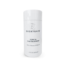 Deoxygain gel texture absorbed into scalp, illustrating non-greasy fast absorption