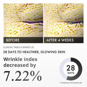 depology applying serum to hand showing easy absorption benefit