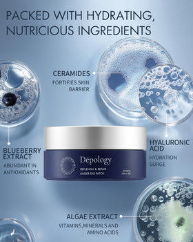 depology close-up of hydrogel texture, highlighting comfortable adhesion benefit