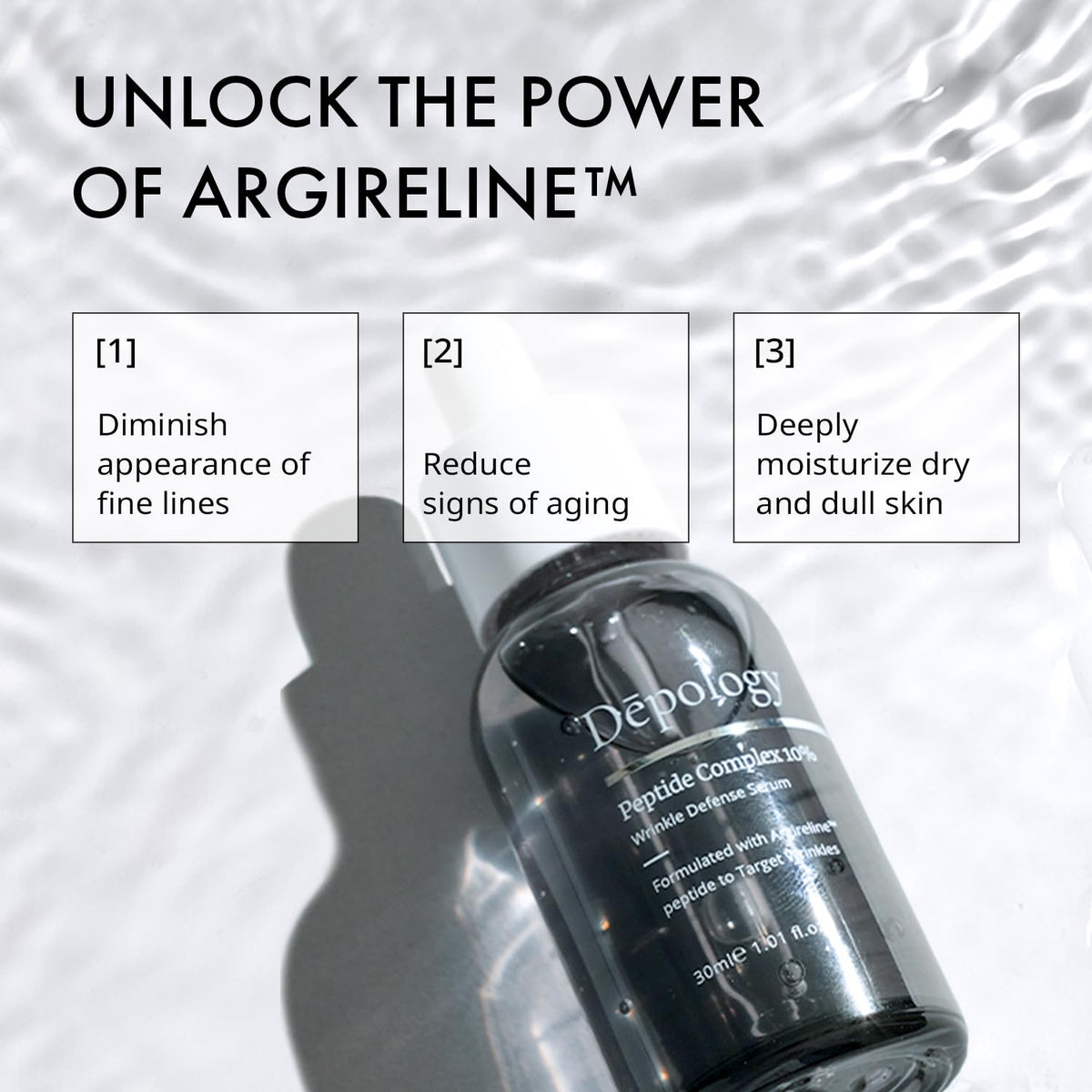 depology pipette dispensing serum droplet for targeted application