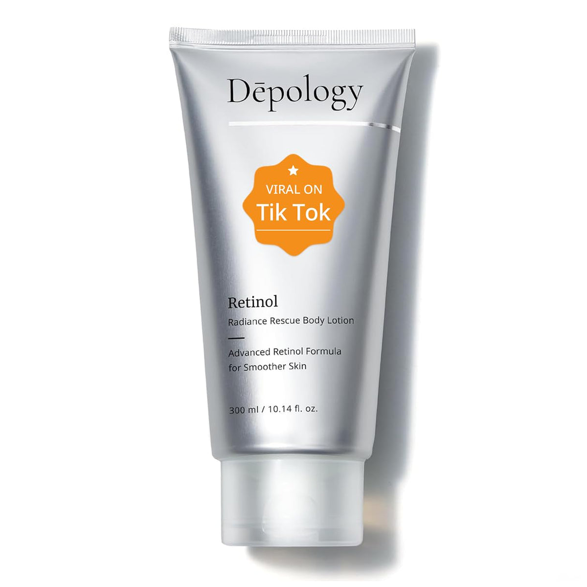 depology front packaging 10.14 fl oz pump showing product benefits and brand