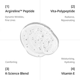 depology Argireline peptide ingredient visual highlighting potency