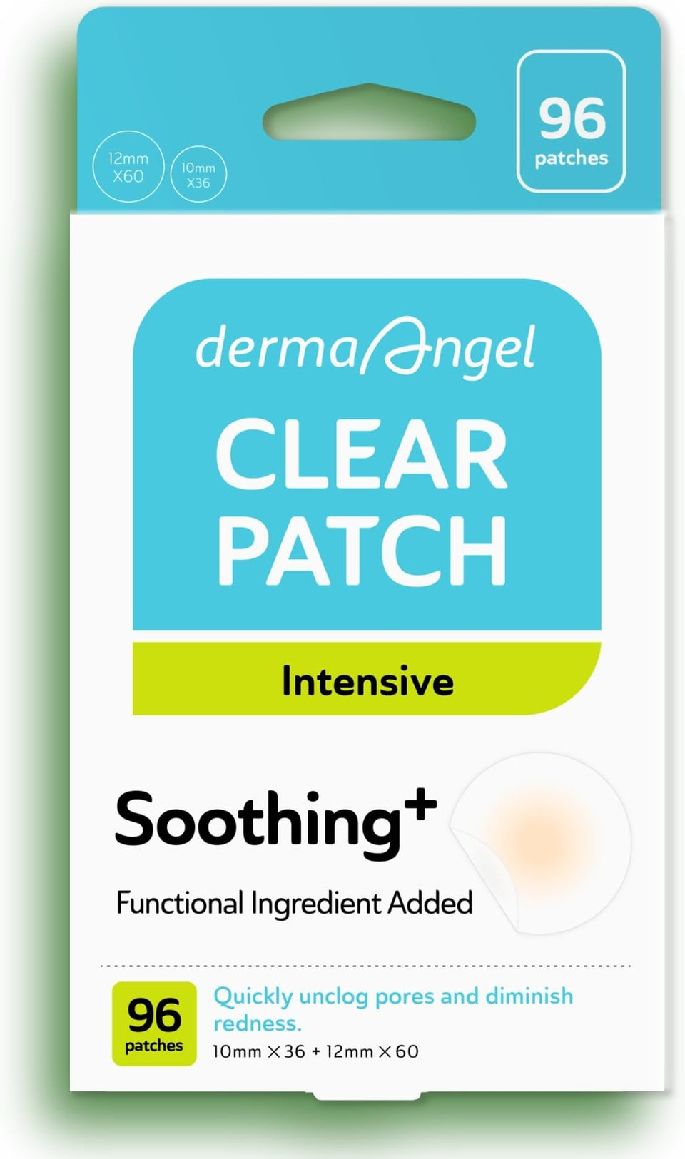 DERMA ANGEL front packaging showing clear patch count and benefits
