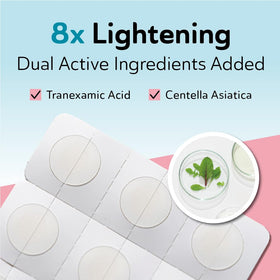 DERMA ANGEL label showing TXA and CICA ingredients for brightening and calming benefit