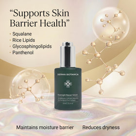 derma botanica closeup label showing active list for ingredient-conscious users
