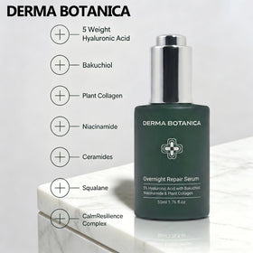 derma botanica pump detail showing dispenser for controlled, hygienic dosing