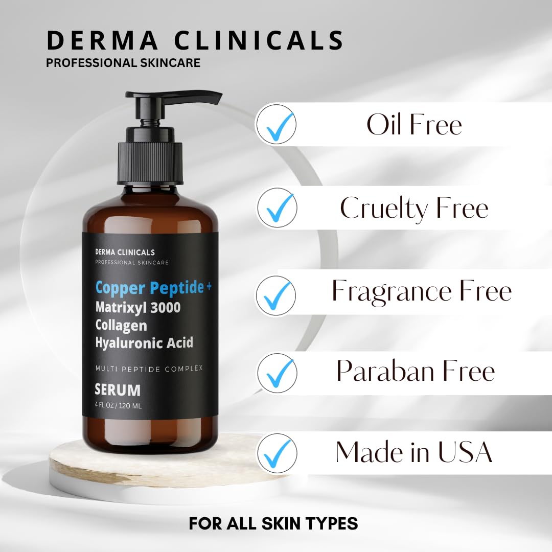 DERMA CLINICALS displayed on bathroom shelf suggesting daily routine benefit