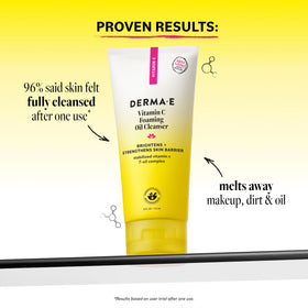 Derma E oil texture close-up illustrating silky cleansing and nourishment