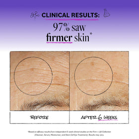 Derma E pump dispensing cleanser into hand for easy use