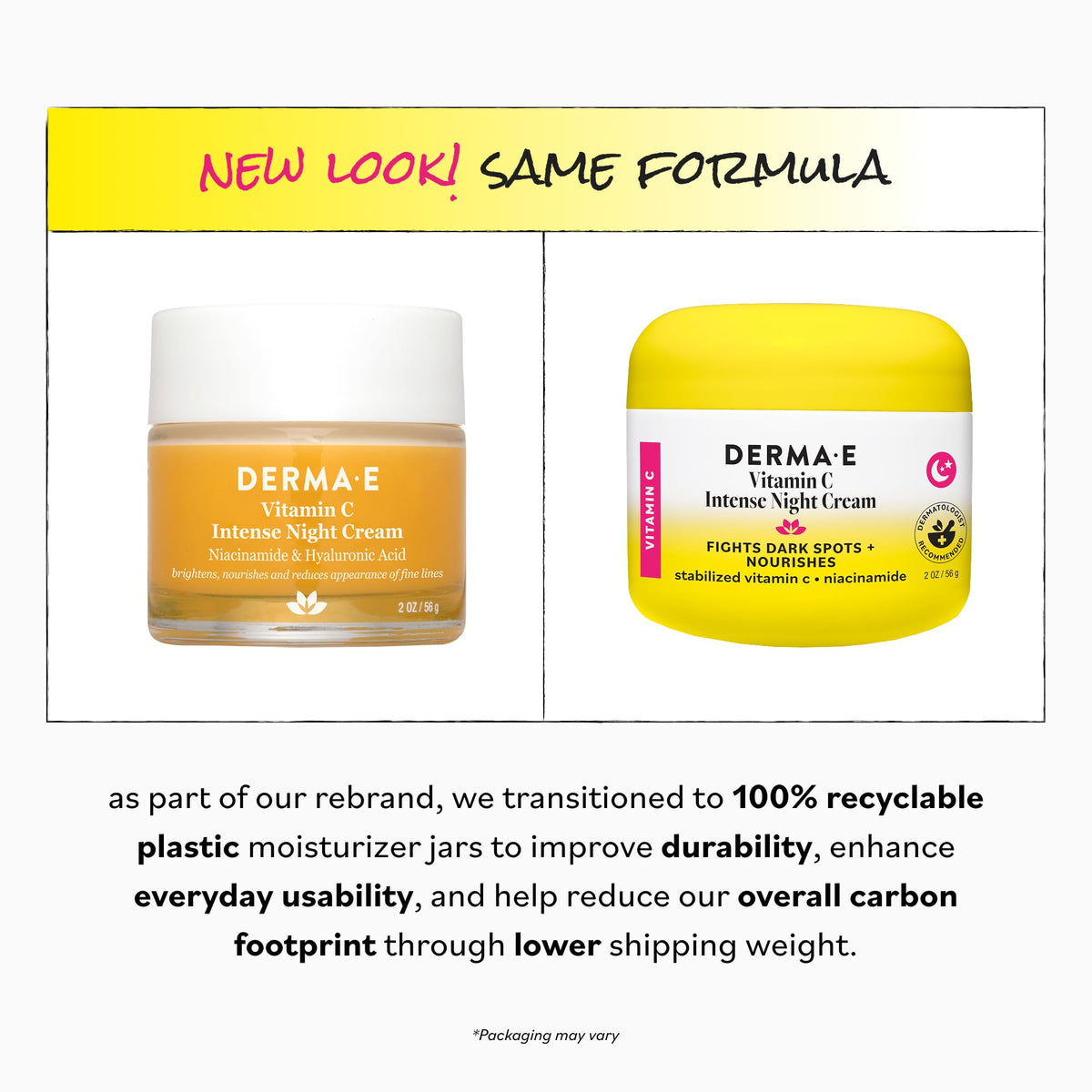 Derma E cream being applied to cheek for overnight hydration