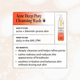 Derma E wash in hand demonstrating easy application and gentle cleanse