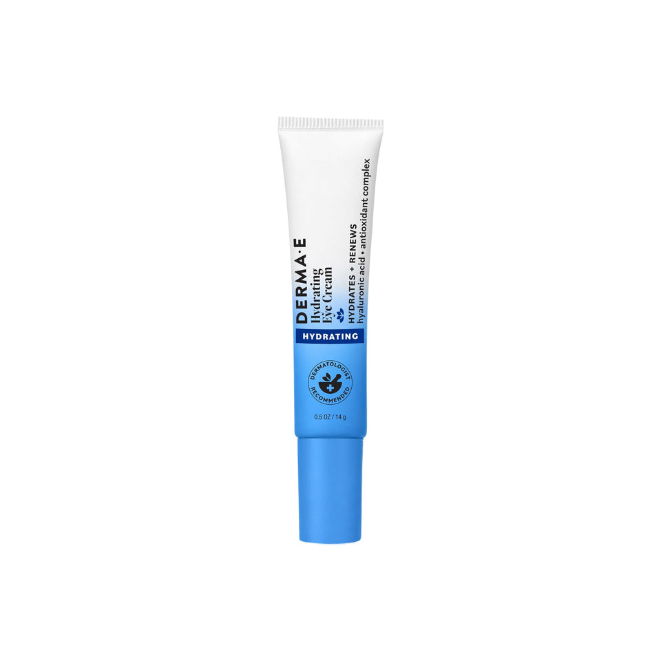 Derma E front jar view showing product packaging and clear benefit