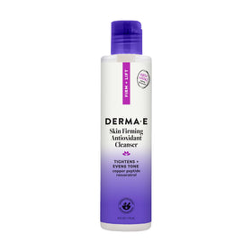 Derma E front packaging showing bottle and label benefit
