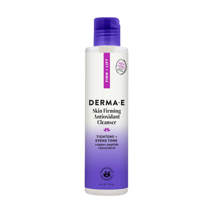 Derma E front packaging showing bottle and label benefit