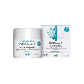 Derma E front packaging showing product label and size benefit
