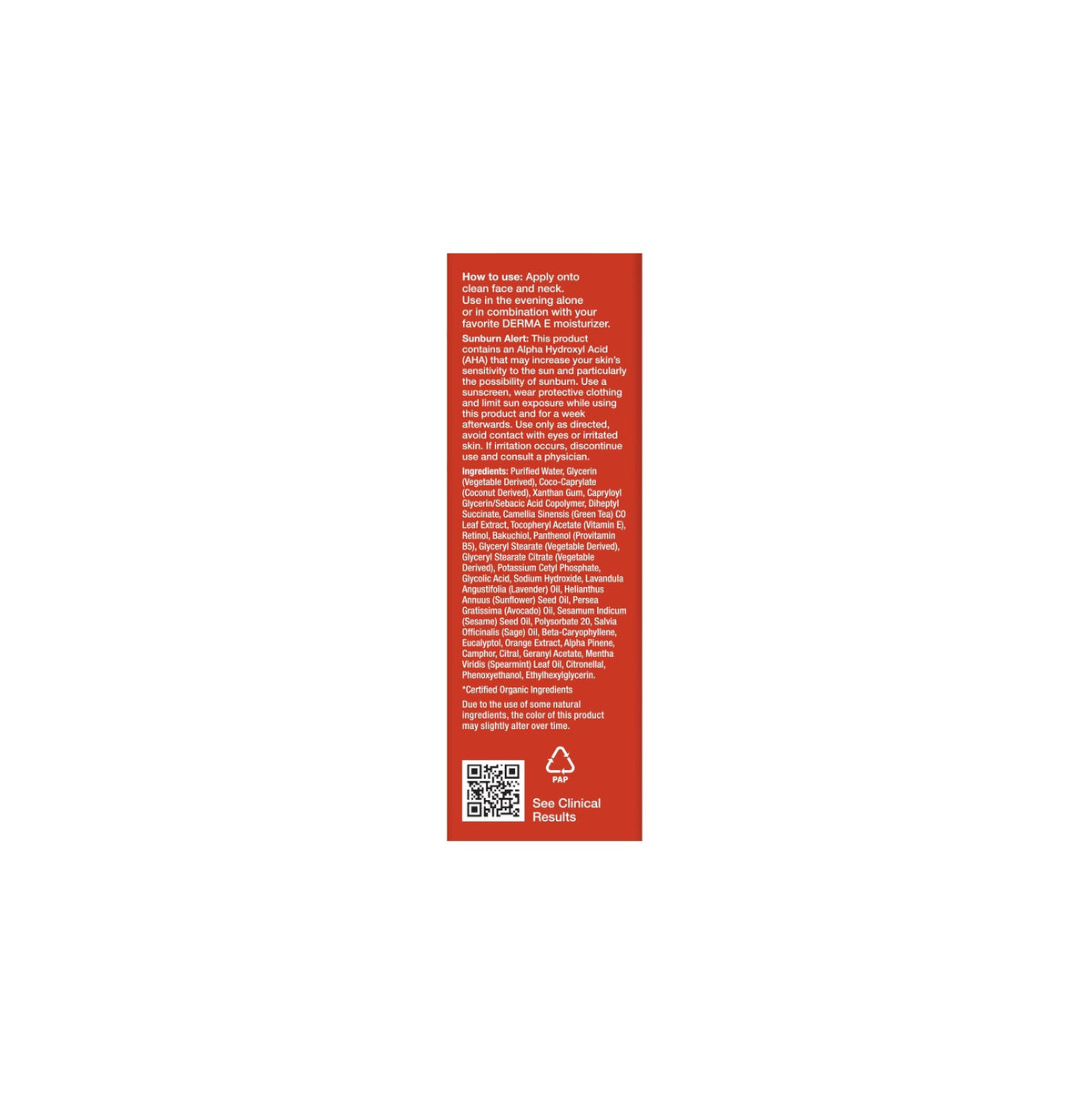 Derma E with green tea and botanicals, antioxidant support visual