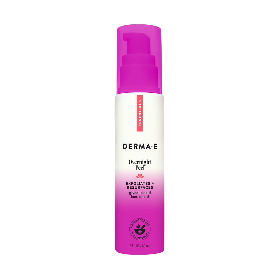Derma E front packaging showing product label and clean-beauty benefits