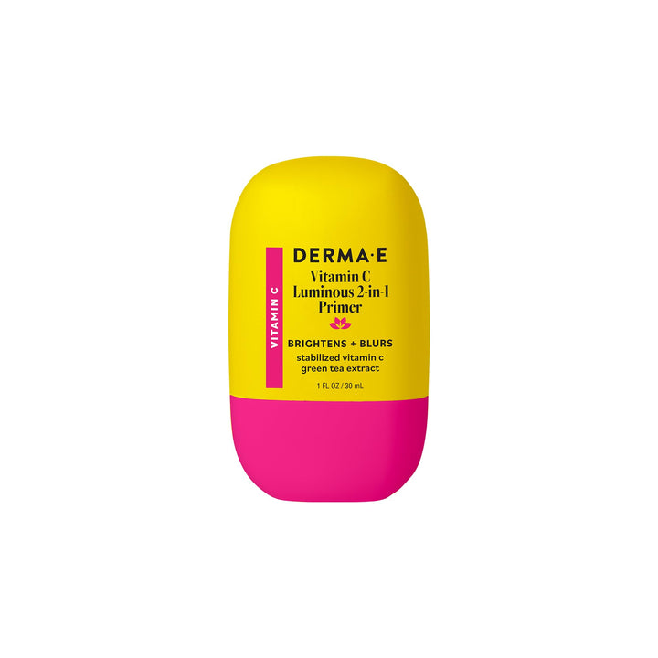Derma E front packaging showing product and clear benefits
