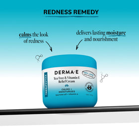 Derma E texture close-up of cream showing smooth consistency for rapid absorption