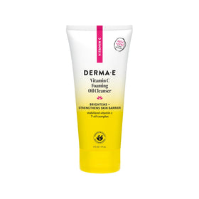 Derma E bottle front view showing product and brightening benefit