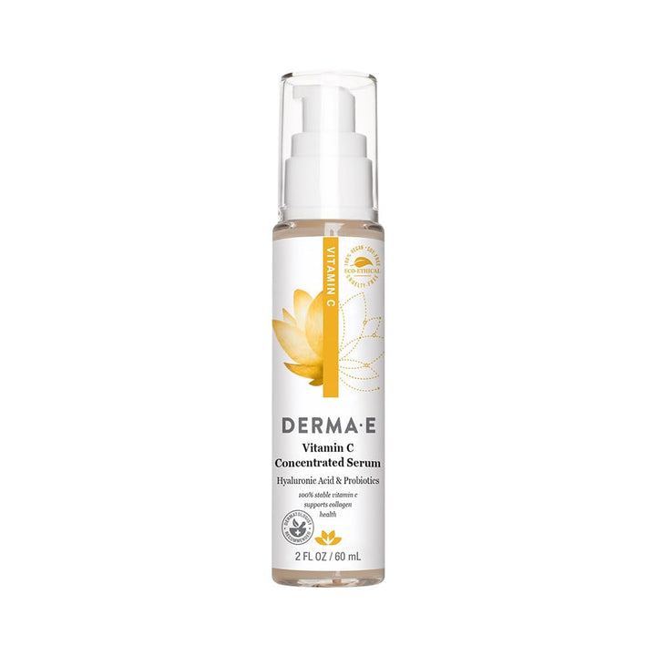 Derma E front packaging bottle showing product and benefits