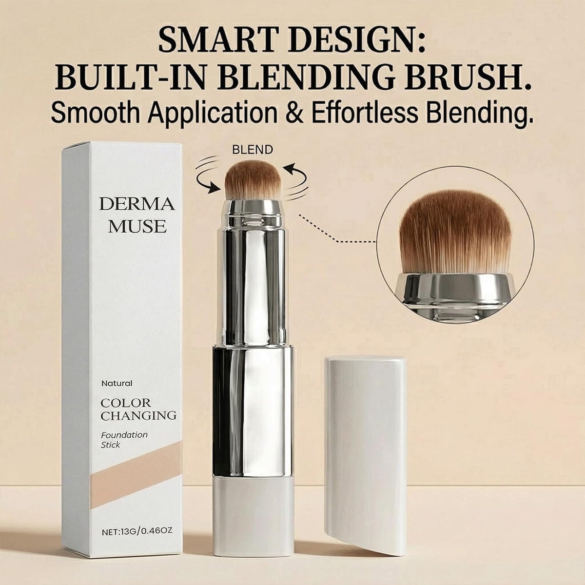 DERMA MUSE Facelove application in hand demonstrating easy on-the-go use