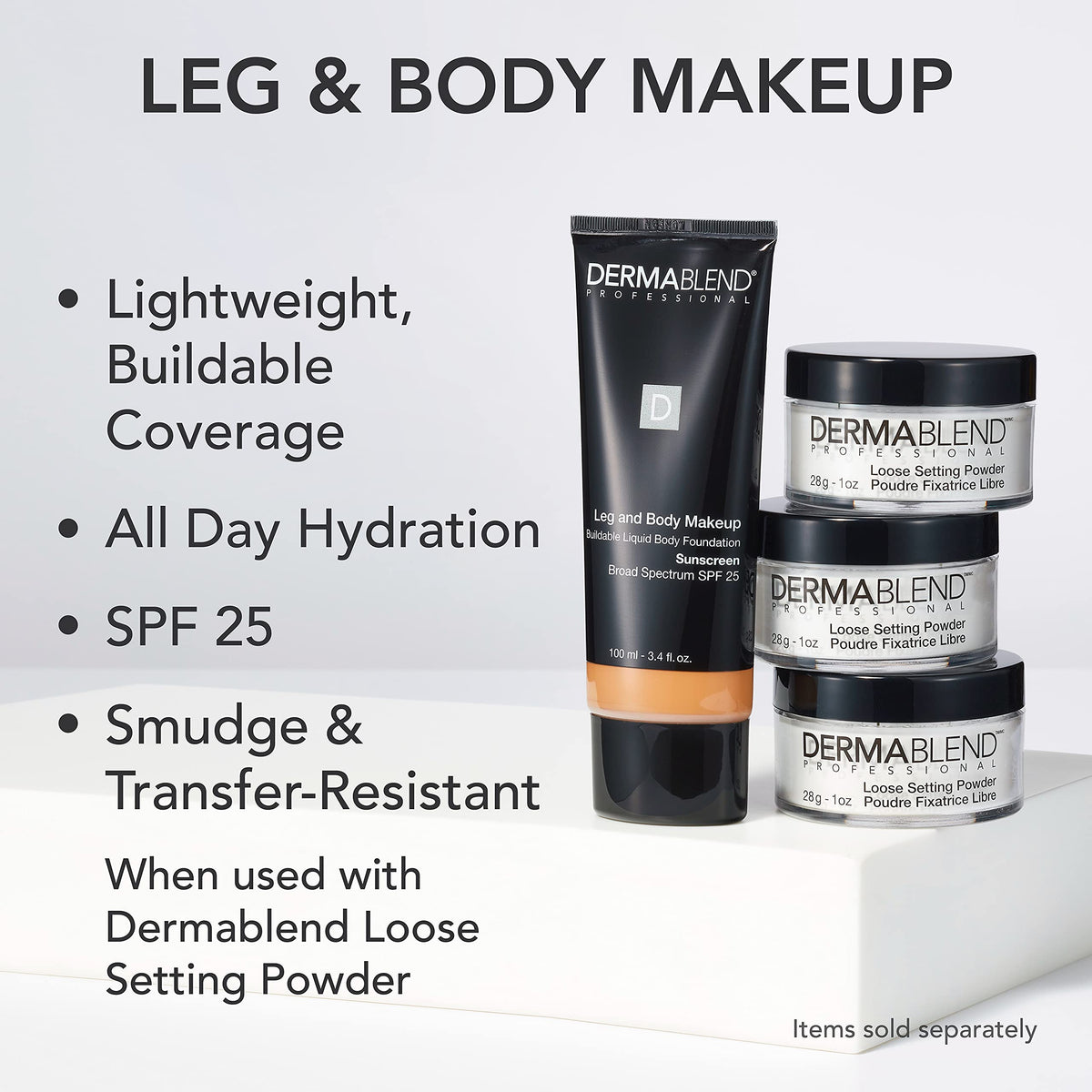 Dermablend 10N fair ivory swatch on arm showing natural skin match