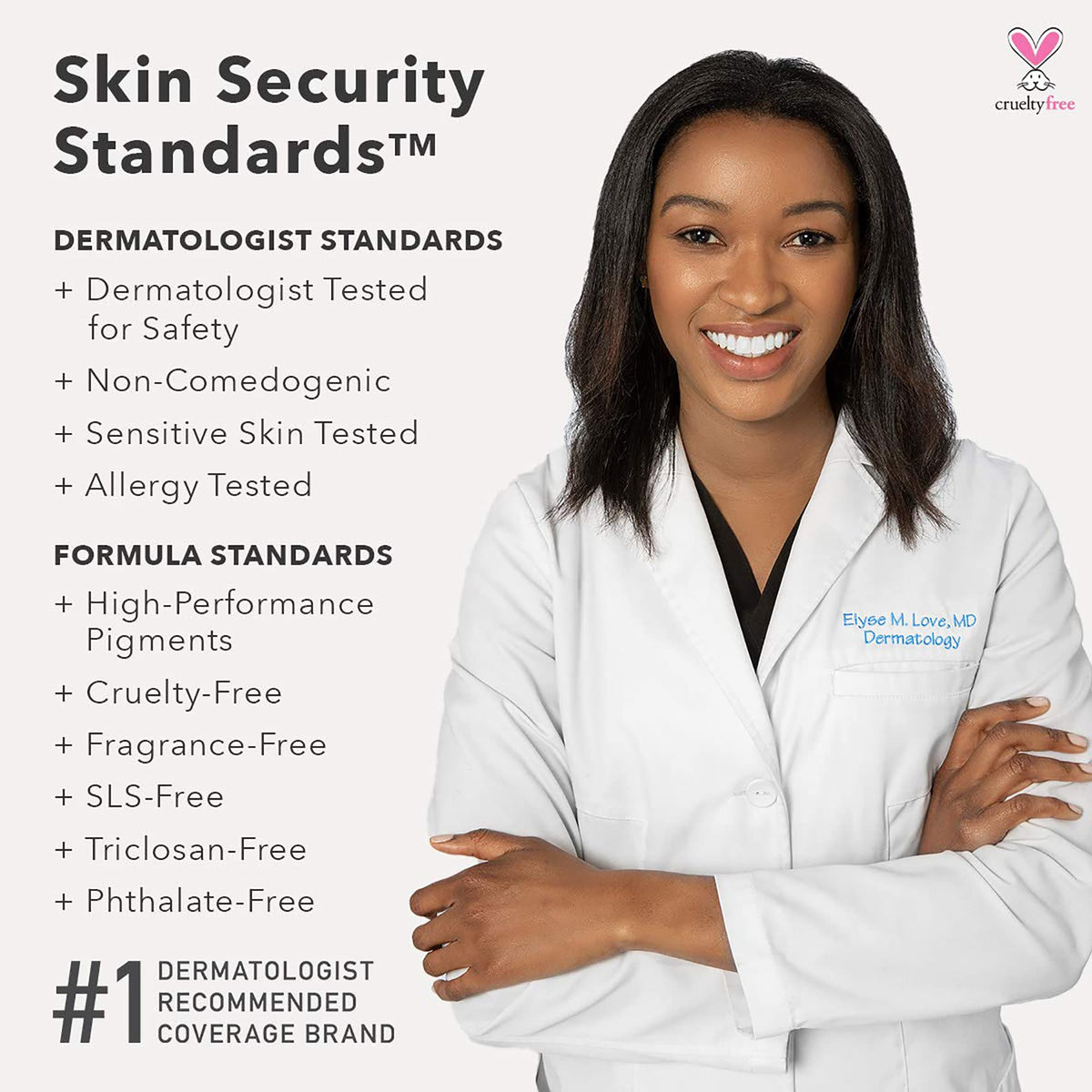 Dermablend applied under-eye showing brightening and concealment benefit