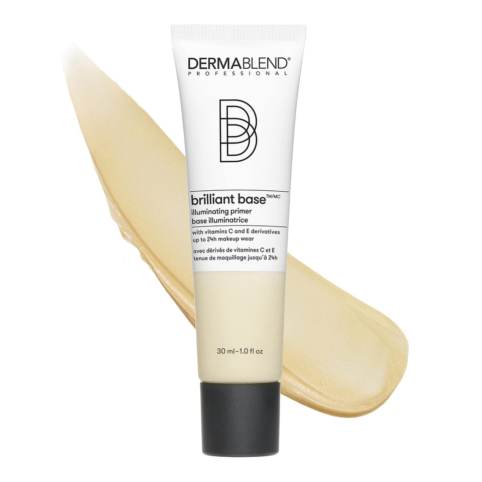 Dermablend front packaging showing product and benefit of brightening