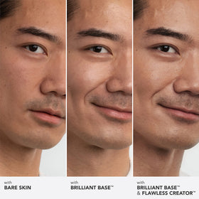 Dermablend primer on vanity lifestyle scene conveying glow and routine