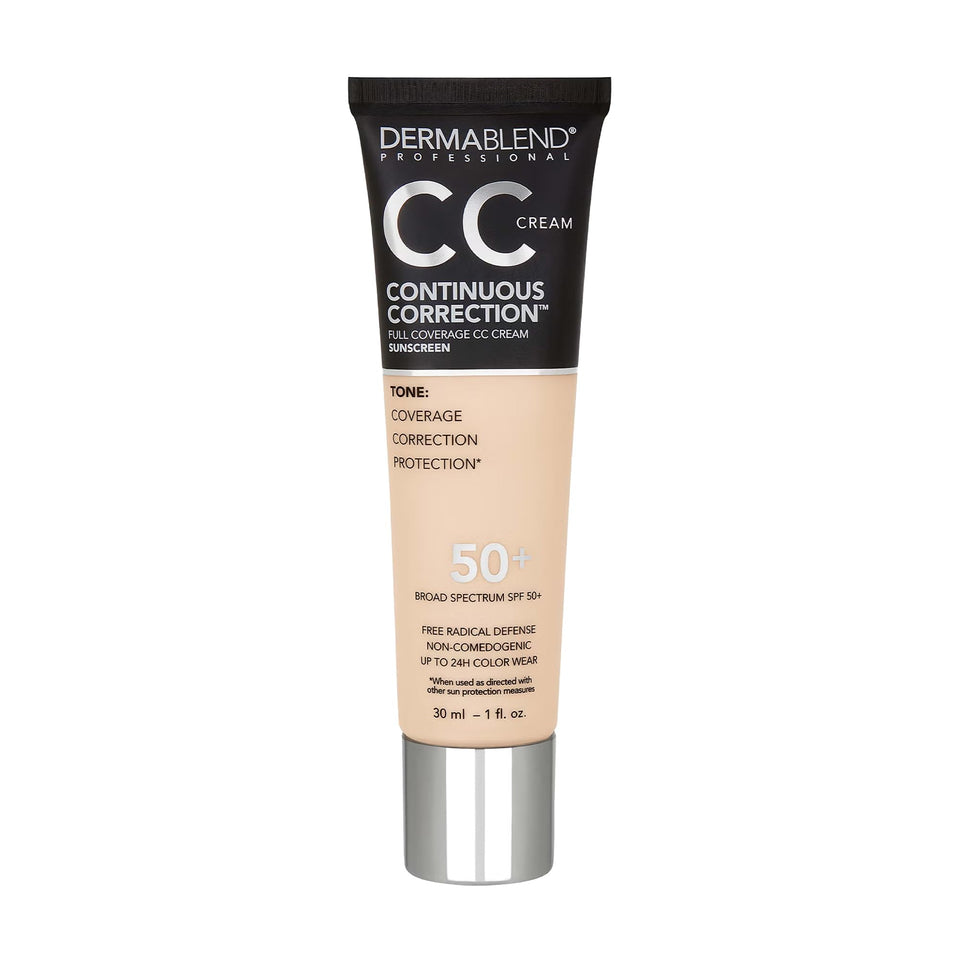 Dermablend front packaging showing product and shade, clear protective benefit