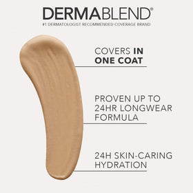 Dermablend XL applicator close-up for precise, quick coverage benefit